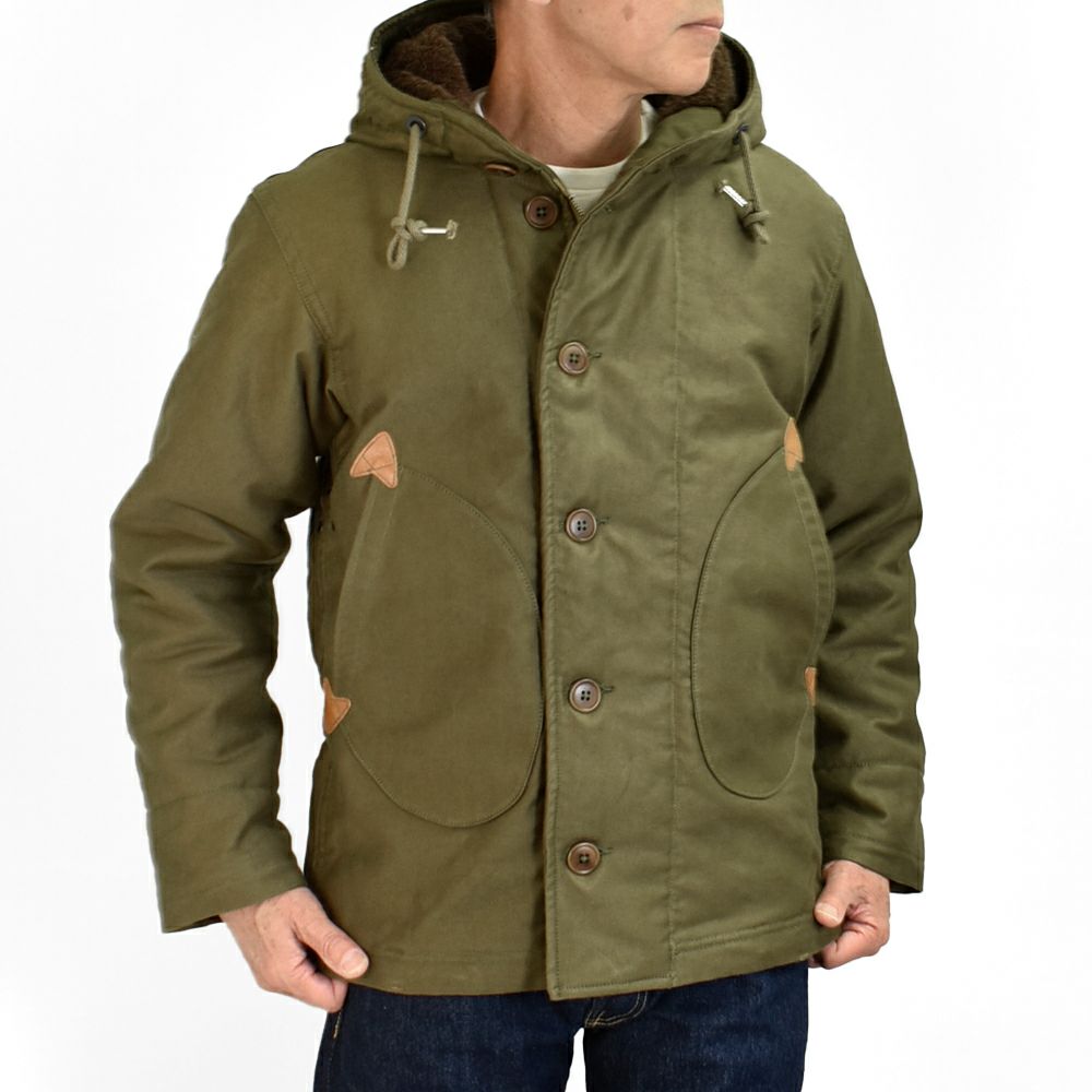 コリンボ(COLIMBO)OBSERVER PARKA =PLAIN= オブザーバー パーカー N1 フード付きデッキジャケット ZZ-0154