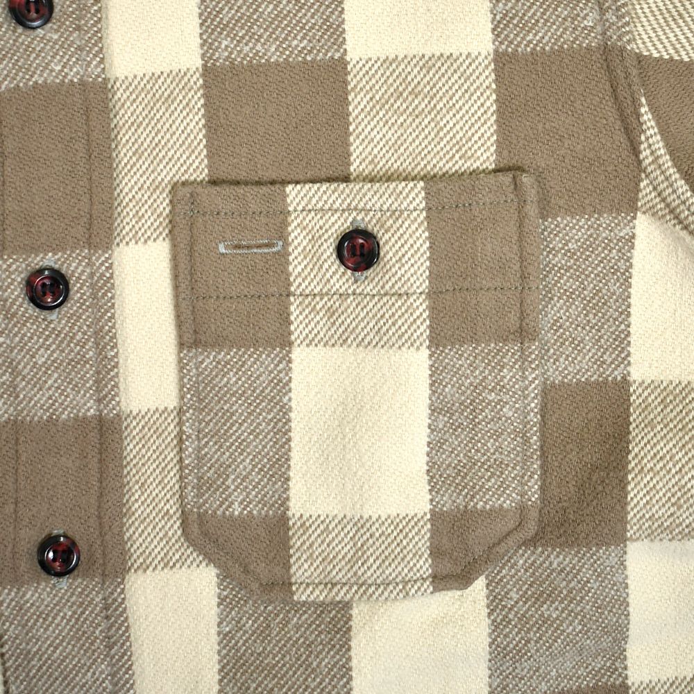 ウエアハウス (WAREHOUSE) Lot 3104 FLANNEL SHIRTS A柄 B柄 ONE WASH 長袖チェックネルシャツ 3104