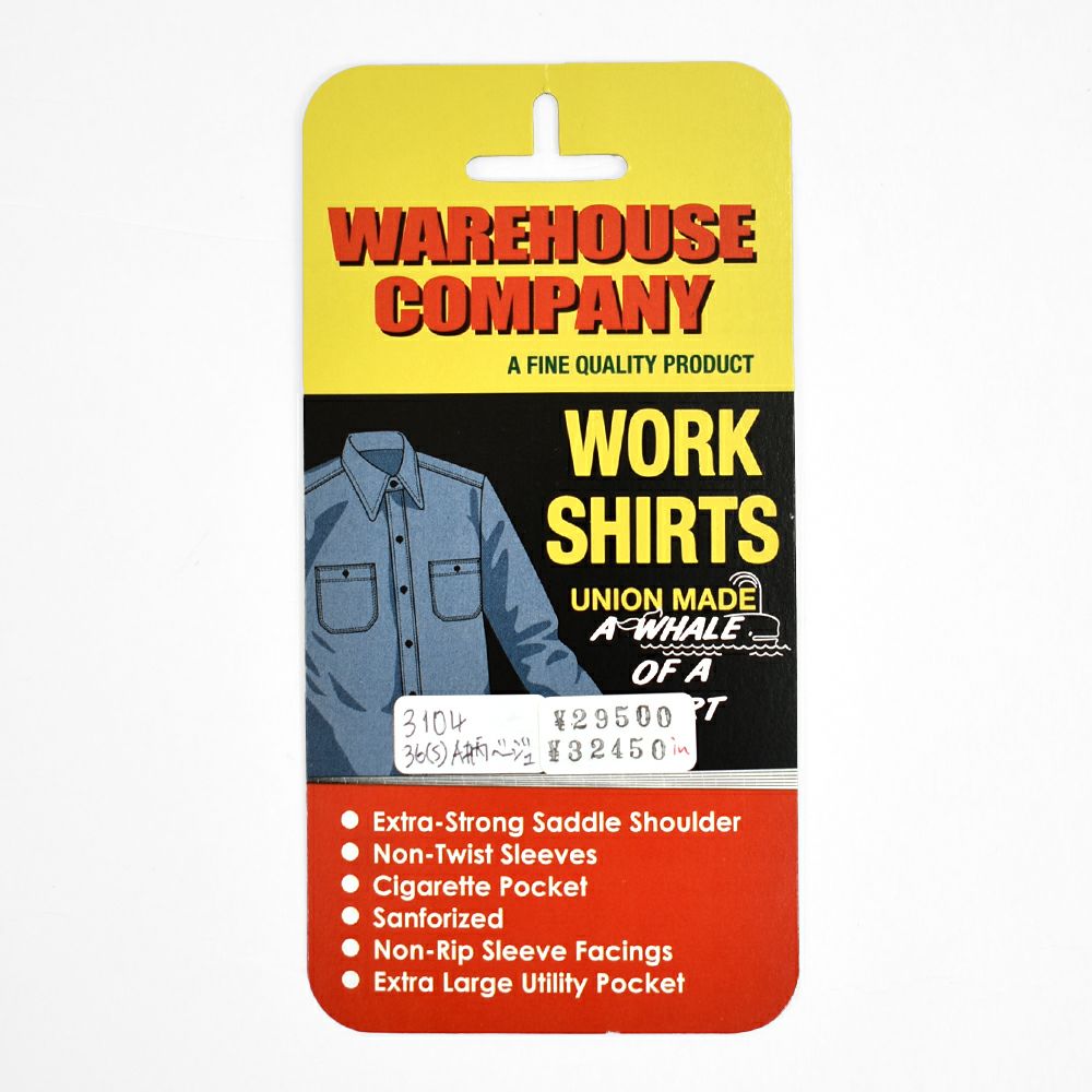 ウエアハウス (WAREHOUSE) Lot 3104 FLANNEL SHIRTS A柄 B柄 ONE WASH 長袖チェックネルシャツ 3104