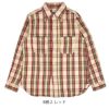 ウエアハウス (WAREHOUSE) Lot 3104 FLANNEL SHIRTS A柄 B柄 ONE WASH 長袖チェックネルシャツ 3104 B柄 2.レッド