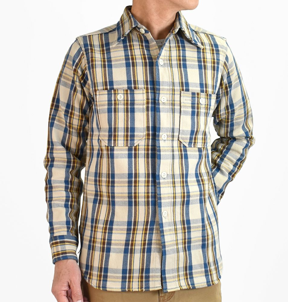 ウエアハウス (WAREHOUSE) Lot 3104 FLANNEL SHIRTS A柄 B柄 ONE WASH 長袖チェックネルシャツ 3104