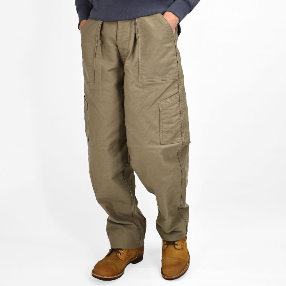 フリーホイーラーズ (FREEWHEELERS) -USAF AIR CREW- UTILITY TROUSERS 1950s CIVILIAN MILITARY STYLE CLOTHING トラウザーズパンツ コットンミリタリーパンツ ワイドシルエット 2432004