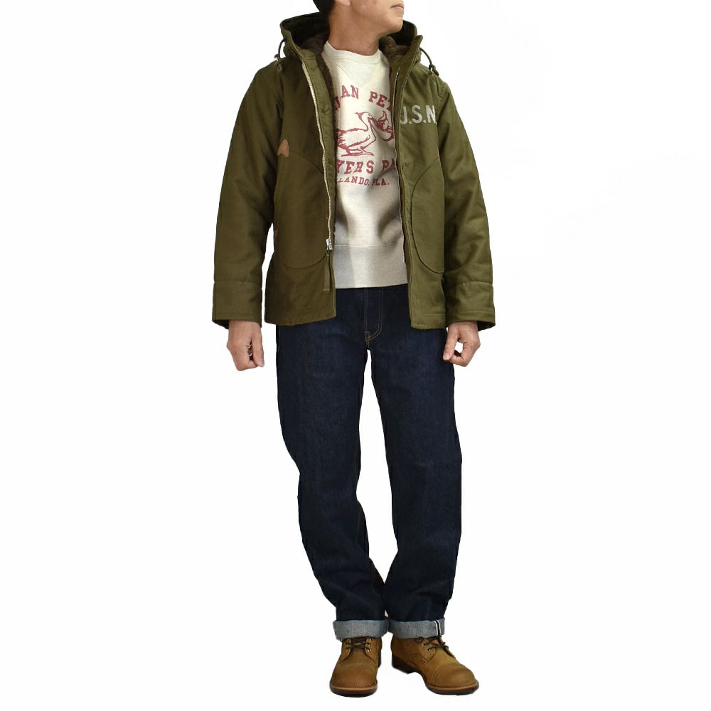 コリンボ (COLIMBO) OBSERVER PARKA = CUSTOM = -NAMELESS NAVAL PARSONNEL- オブザーバー パーカー N-1 フード付きデッキジャケット アウター コート ZZ-0155