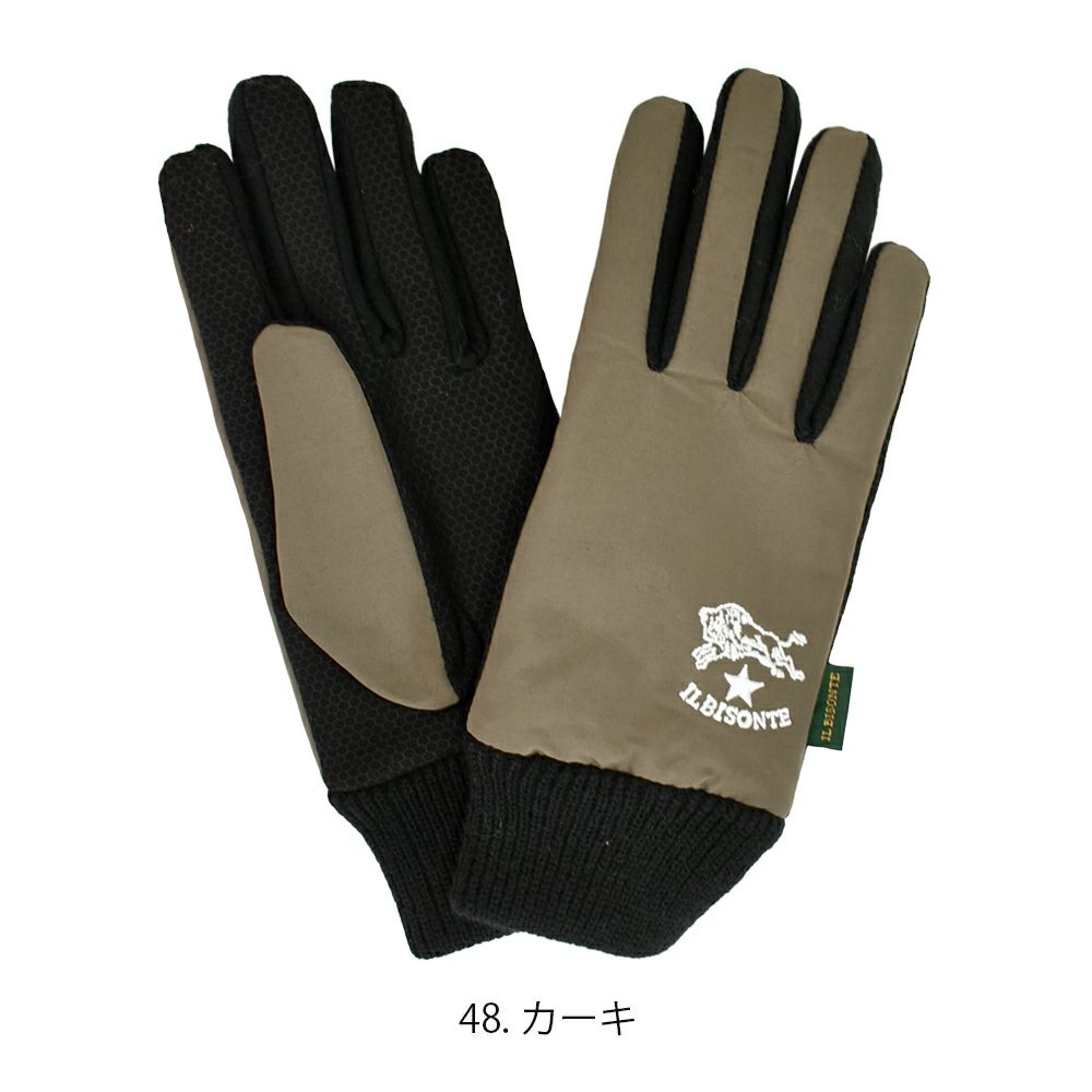 イルビゾンテ (IL BISONTE) コンビグローブ 手袋 内側ボアフリース