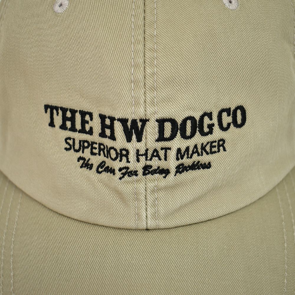 ザ エイチ ダブリュー ドッグ アンド カンパニー (THE H.W.DOG＆CO.) BIO PROCESSED SHALLOW CAP 帽子 キャップ 刺繍 D-00963