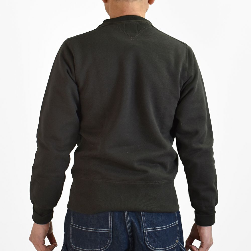 フリーホイーラーズ (FREEWHEELERS) -RILEY 4 PORT- ATHLETIC SWEAT SHIRT 1920~1930s COMFORTABLE RIB KNIT TRIMMED SWEAT SHIRT 長袖プリントスウェットシャツ 2434004