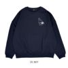 マーブルシュッド (marble SUD) raicho point LONG SWEAT 長袖プリントトレーナー スウェット エビスミナミちゃん×ライチョウ ライチョウ保護スクラムプロジェクト 長野県 01FS003099 59.NVY