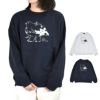 マーブルシュッド (marble SUD) Minami×raicho LONG SWEAT 長袖プリントトレーナー スウェット エビスミナミちゃん×ライチョウ ライチョウ保護スクラムプロジェクト 長野県 01FS003100