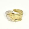 ラリースミス (LARRY SMITH) KAZEKIRI FEATHER RING No. 33 (18K GOLD ACCENT) フェザー リング 指輪 シルバーアクセサリー EFRG-0033