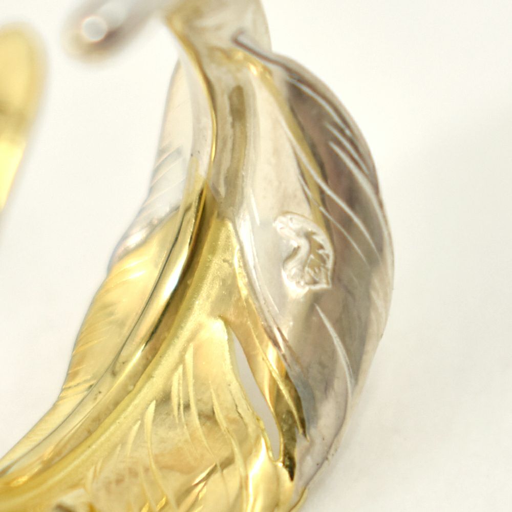 ラリースミス (LARRY SMITH) KAZEKIRI FEATHER RING No. 33 (18K GOLD 