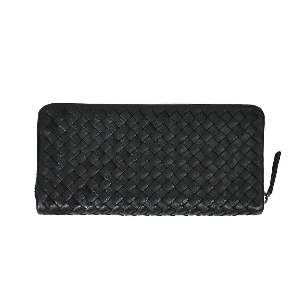 アインソフ (Ain Soph) メッシュラウンドファスナー長財布 革財布 黒 DA1603-CNP