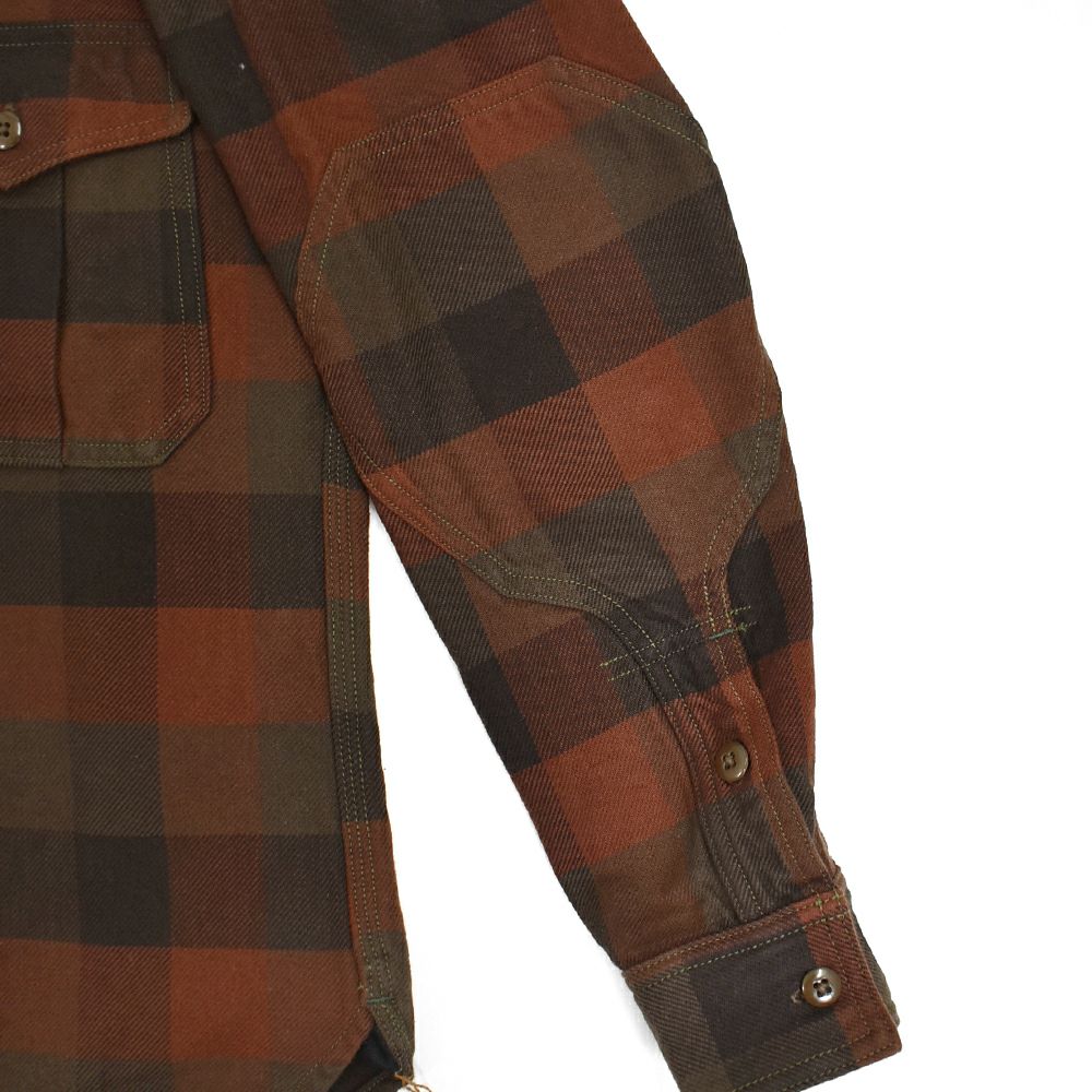 フリーホイーラーズ (FREEWHEELERS) -BaldyGus- MECHANIC SHIRT 1930s STYLE WORK CLOTHING 長袖チェックネルシャツ 2433006