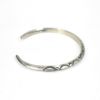 ラリースミス (LARRY SMITH) LADIE'S EXTRA THIN TRIANGLE BRACELET -LEAF- トライアングルバングルリーフ シルバーアクセサリー BR-0123-L