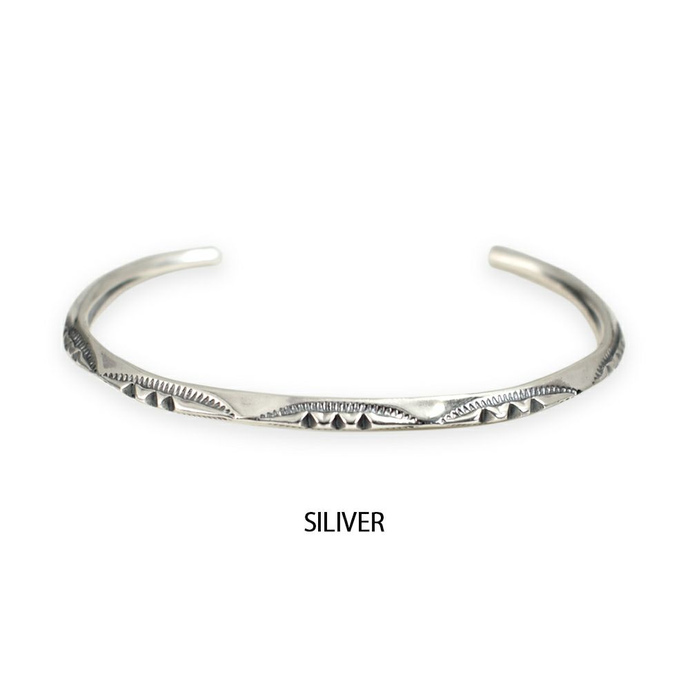 ラリースミス (LARRY SMITH) LADIE’S EXTRA THIN TRIANGLE BRACELET -３POINT- トライアングルバングル シルバーアクセサリー BR-0122-L SILIVER
