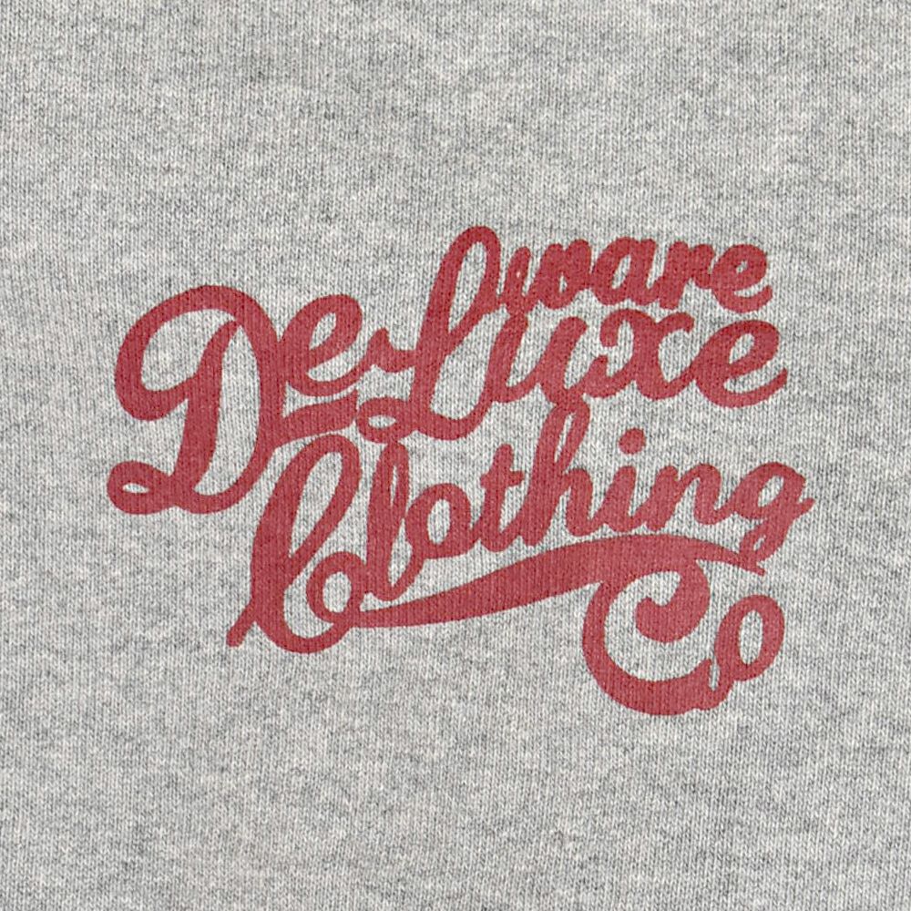 デラックスウエア (DELUXEWARE) DELUXEWARE 長袖プリントトレーナー スウェットシャツ セットンスリーブ BRGS-101