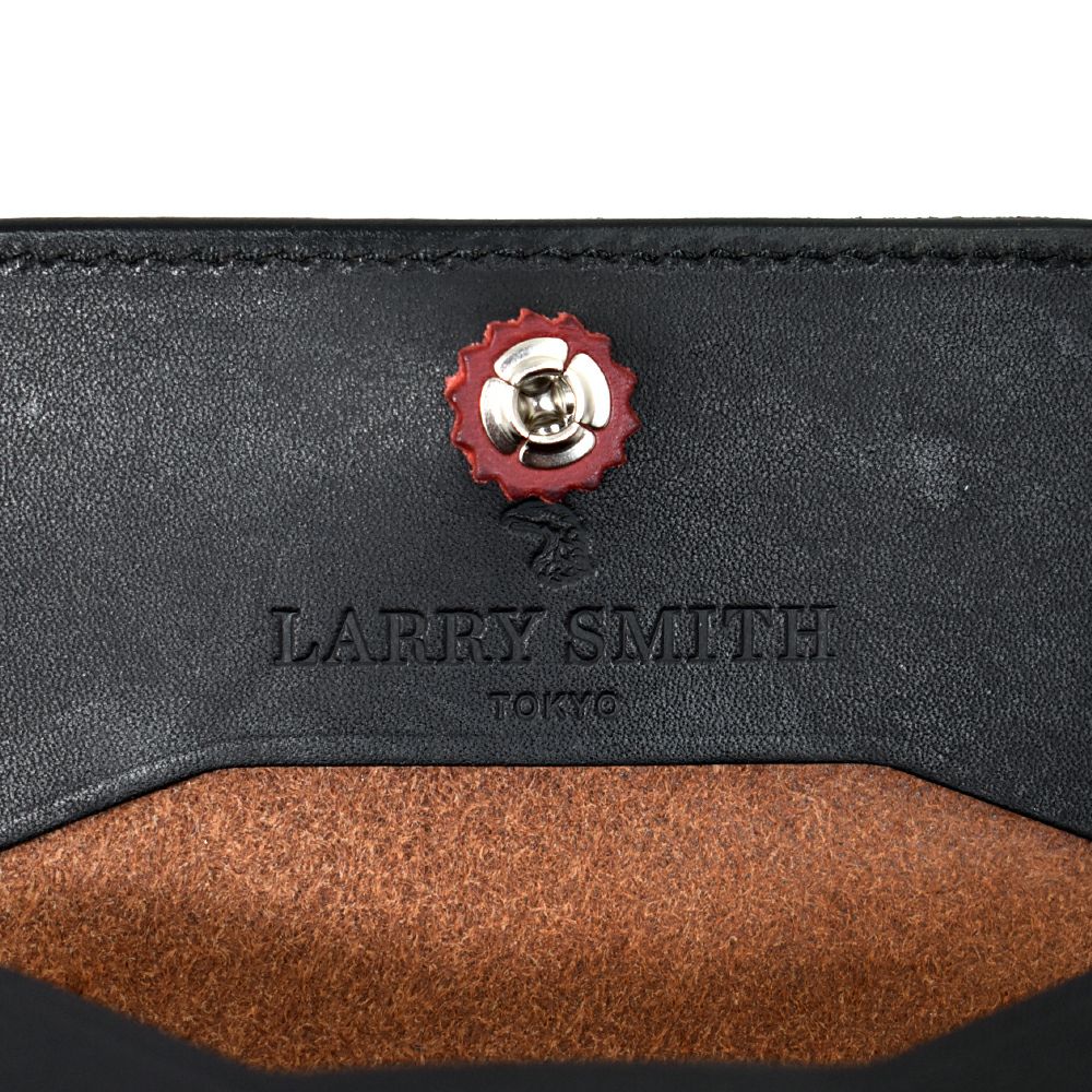 ラリースミス (LARRY SMITH) CLASSIC CARD CASE No. 1 (SHELL) コンチョ付きレザーカードケース 名刺入れ LT-0065-1