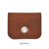 ラリースミス (LARRY SMITH) CLASSIC COIN CASE No.1 (SHELL) コンチョ付きレザーコインケース LT-0017-1 Light Brown