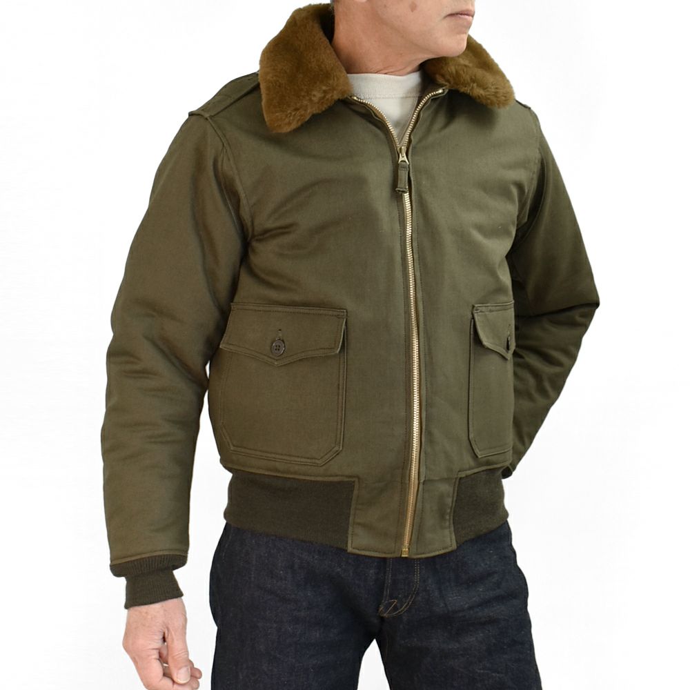 フリーホイーラーズ (FREEWHEELERS) -TYPE B-10- CIVILIAN 1940s CIVILIAN MILITARY STYLE CLOTHING コットンフライトジャケット 2431010