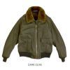 フリーホイーラーズ (FREEWHEELERS) -TYPE B-10- CIVILIAN 1940s CIVILIAN MILITARY STYLE CLOTHING コットンフライトジャケット 2431010 DARK OLIVE