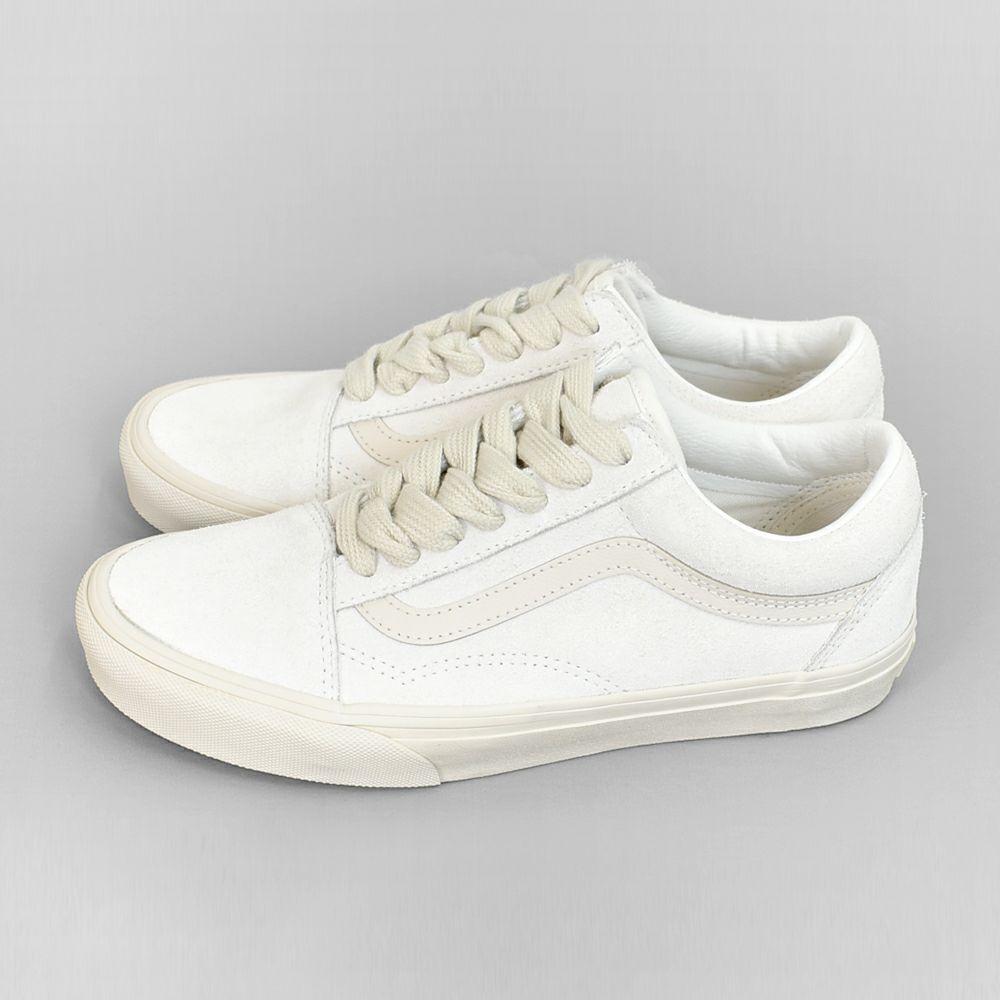 バンズ/ヴァンズ (VANS) OLD SKOOL OVERSIZED LACE marshmallow オールドスクール 靴 ローカットスニーカー VN000CR5FS8