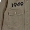 フリーホイーラーズ (FREEWHEELERS) -BONNEVILLE OFFICIAL FUELING STATION- Gemsa 1930s STYLE WORK CLOTHING 長袖プリントワークシャツ 2433003