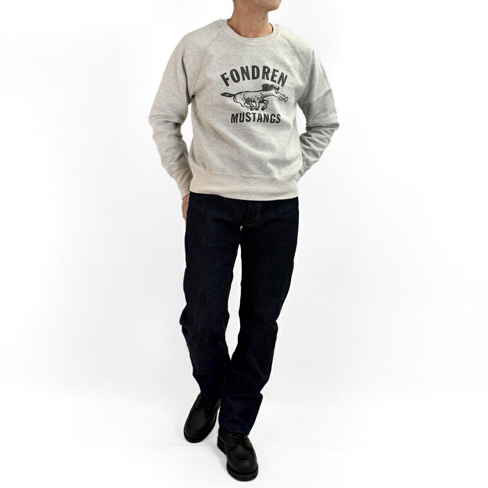 ウエアハウス (WAREHOUSE) Lot 461 FONDREN 長袖プリントトレーナー スウェットシャツ 461