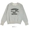 ウエアハウス (WAREHOUSE) Lot 461 FONDREN 長袖プリントトレーナー スウェットシャツ 461 杢グレー