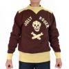 フリーホイーラーズ (FREEWHEELERS) -USAAF 90TH BG 320TH BSQ JOLLY ROGER- ATHLETIC SWEAT SHIRT 1920~1930s COMFORTABLE RIB KNIT TRIMMED SWEAT SHIRT 長袖トレーナー プリントスウェットシャツ 2434011