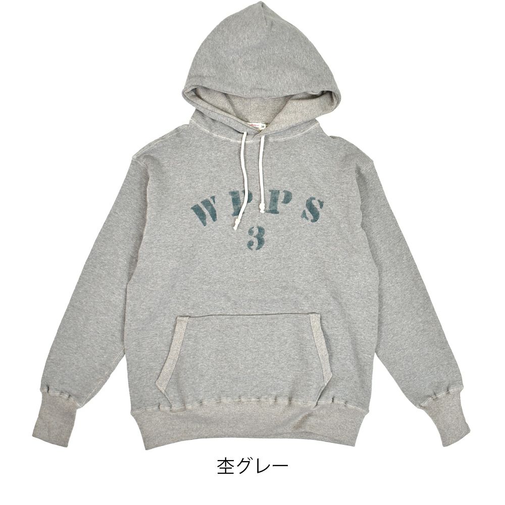 ウエアハウス (WAREHOUSE) Lot 450 2本針フード WPPS 長袖プリント 