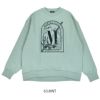 マーブルシュッド (marble SUD) MARINE NOTE SWEAT 長袖プリントスウェットシャツ トレーナー 01FS003107 63.MNT