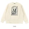 マーブルシュッド (marble SUD) MARINE NOTE SWEAT 長袖プリントスウェットシャツ トレーナー 01FS003107 72.IVO