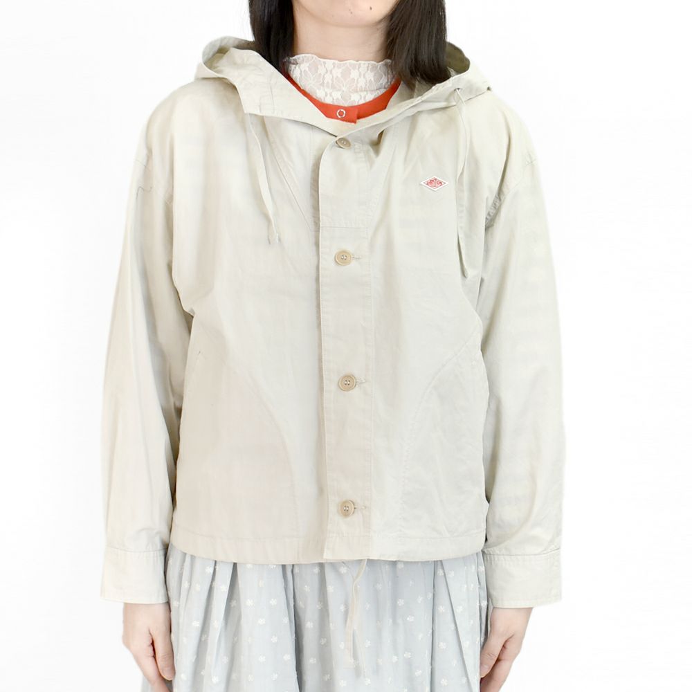ダントン (DANTON) SHORT HOODED JACKET ライトアウター フード付きコート DT-A0474CFD