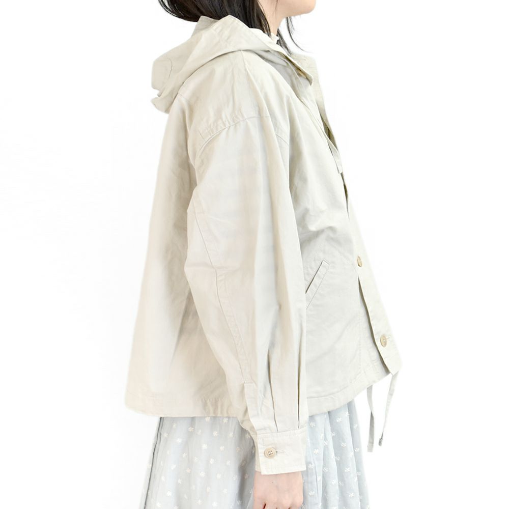 ダントン (DANTON) SHORT HOODED JACKET ライトアウター フード付きコート DT-A0474CFD