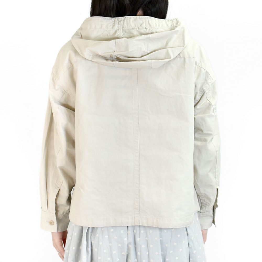 ダントン (DANTON) SHORT HOODED JACKET ライトアウター フード付きコート DT-A0474CFD