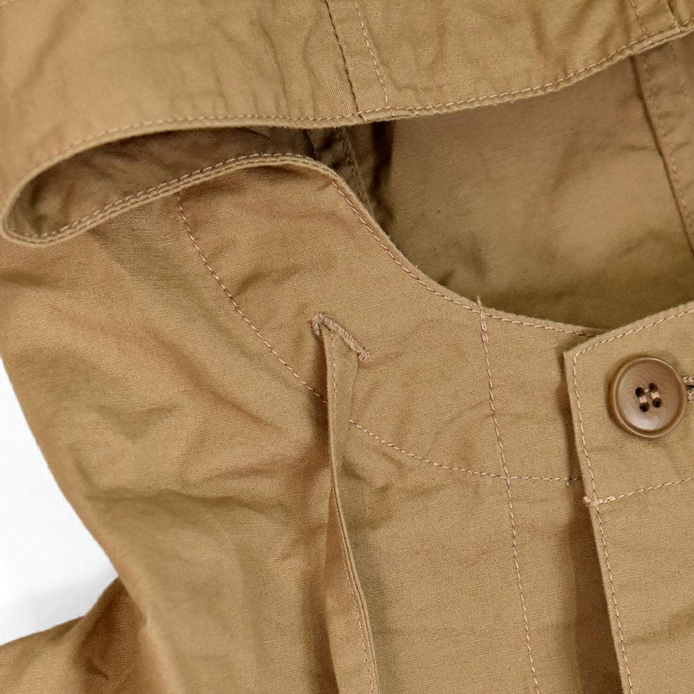 ダントン (DANTON) SHORT HOODED JACKET ライトアウター フード付きコート DT-A0474CFD