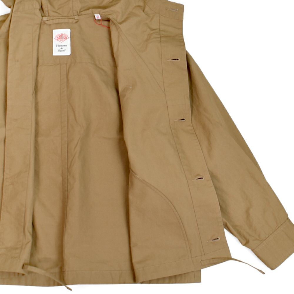 ダントン (DANTON) SHORT HOODED JACKET ライトアウター フード付きコート DT-A0474CFD