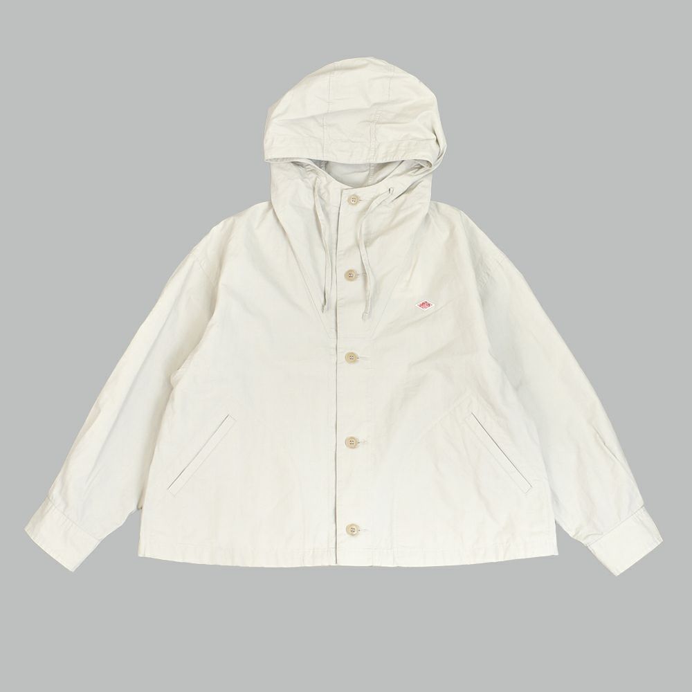ダントン (DANTON) SHORT HOODED JACKET ライトアウター フード付きコート DT-A0474CFD OYSTER