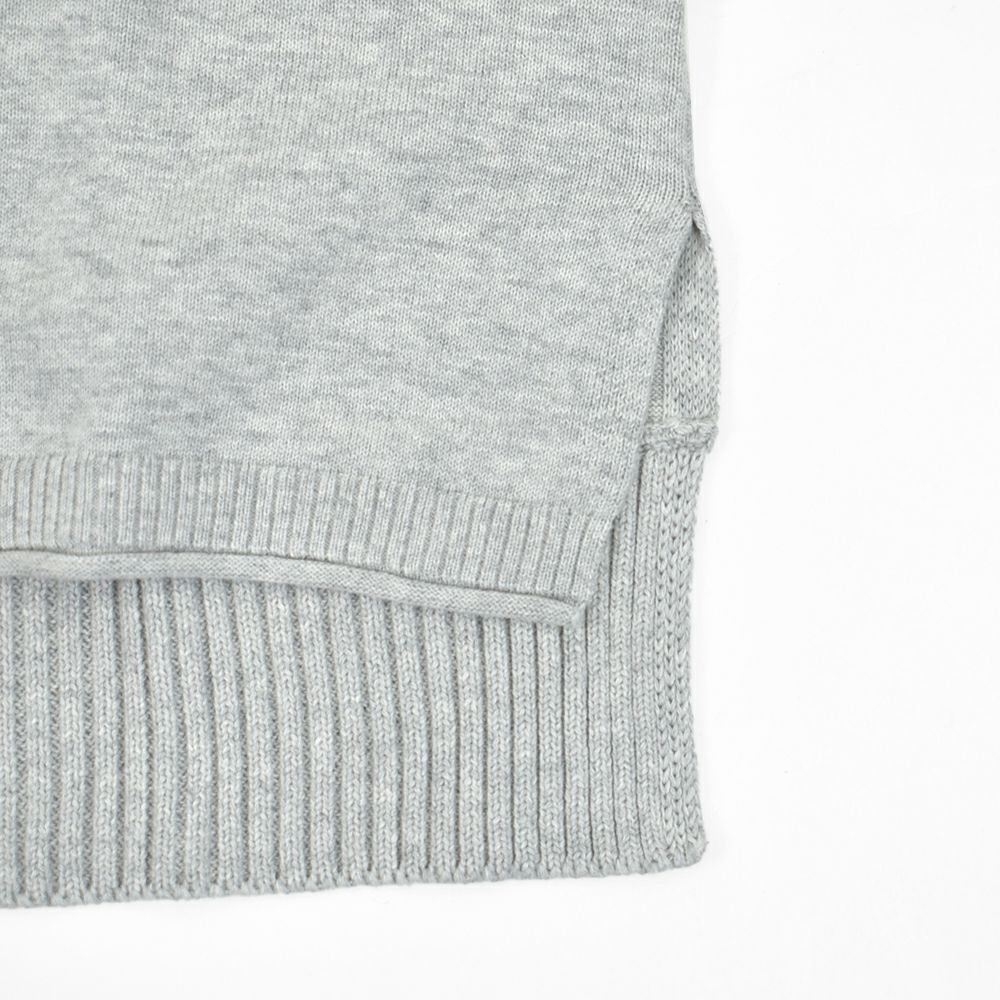 マオメイド (MAOMADE) 着回し力 バツグン 異ゲージリブ プルオーバー 長袖コットンニット 511105