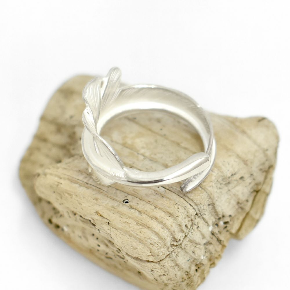 ラリースミス (LARRY SMITH) KAZEKIRI FEATHER RING No. 20 リング 指輪 シルバーアクセサリー EFRG-0020