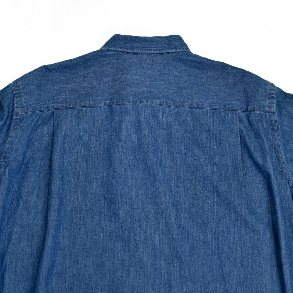 ダントン (DANTON) DOT BUTTON B.D. LONG SHIRT L/S 長袖デニムワンピース DT-B0294DUG