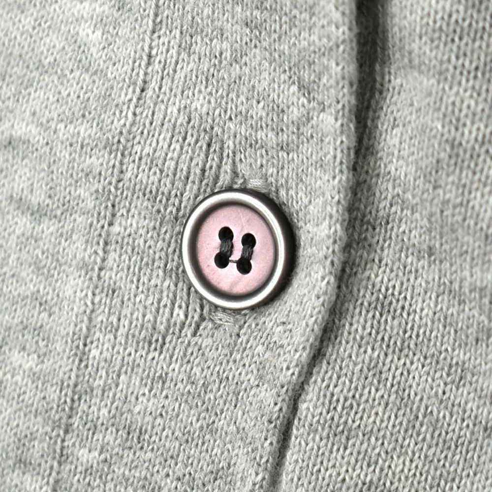 マオメイド (MAOMADE) BACK スリット ほんのり Aライン Vネック カーディガン コットンカーディガン 511108