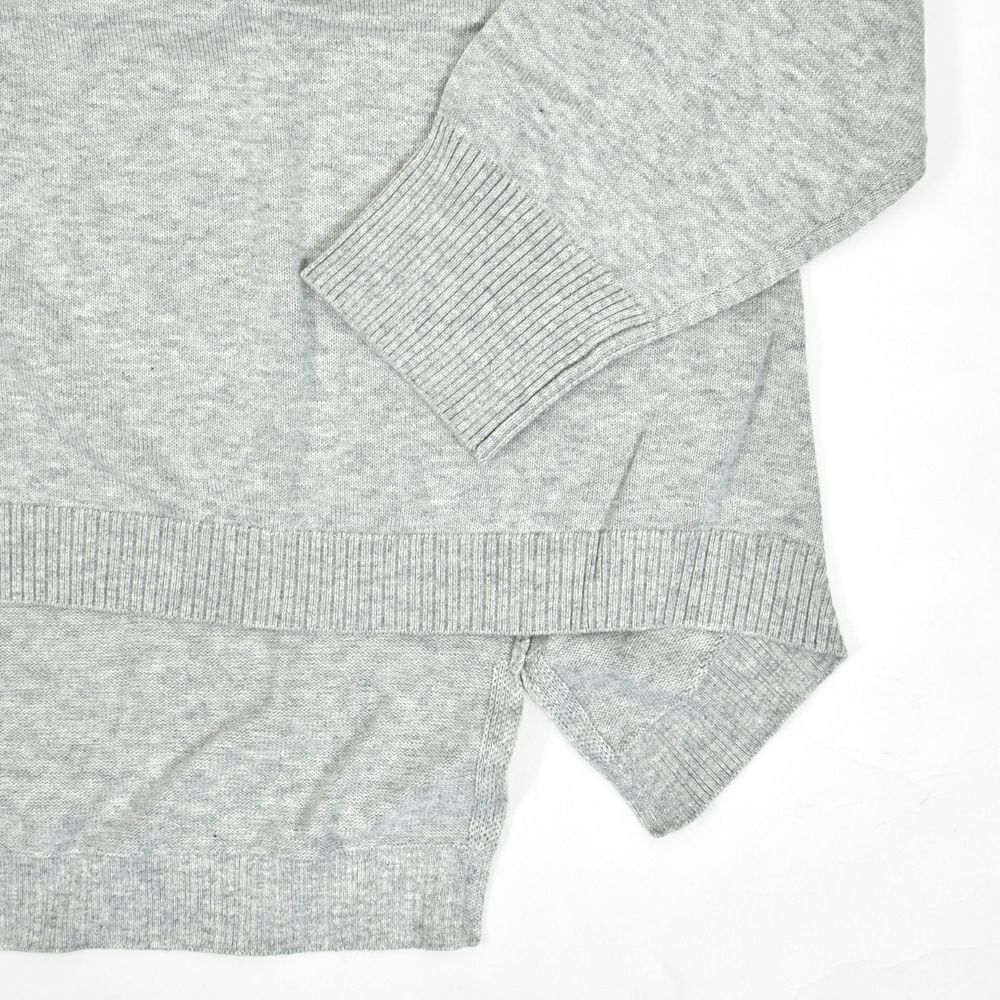 マオメイド (MAOMADE) BACK スリット ほんのり Aライン Vネック カーディガン コットンカーディガン 511108