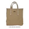 ダントン (DANTON) VOSGES MOYEN COTTON CANVAS TOTE BAG キャンバストートバッグ CORK BROWN(BROWN)