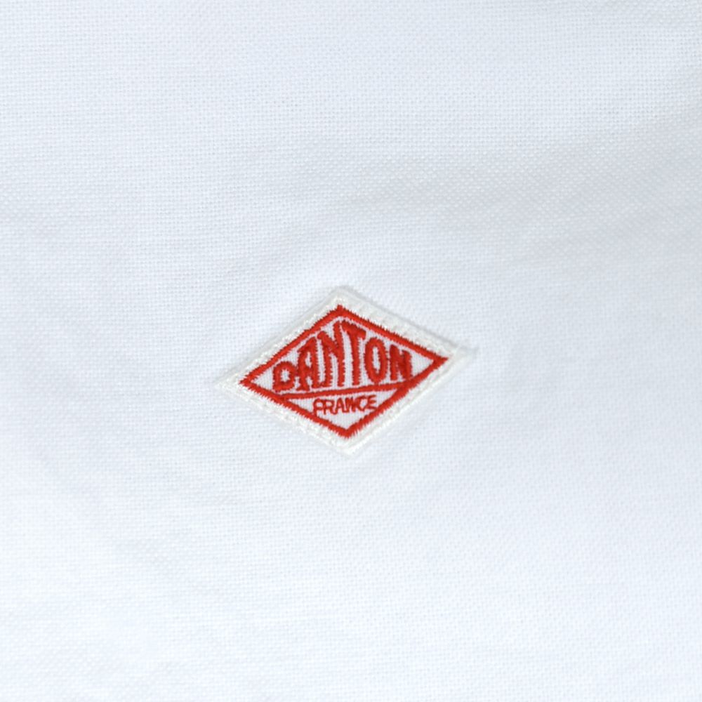 ダントン (DANTON) WOMEN'S OXFORD BAND COLLAR SHIRT PLAIN コットンノーカラー長袖シャツ バンドカラーシャツ DT-B0279SOX