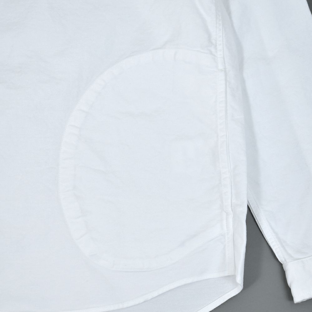 ダントン (DANTON) WOMEN'S OXFORD BAND COLLAR SHIRT PLAIN コットンノーカラー長袖シャツ バンドカラーシャツ DT-B0279SOX