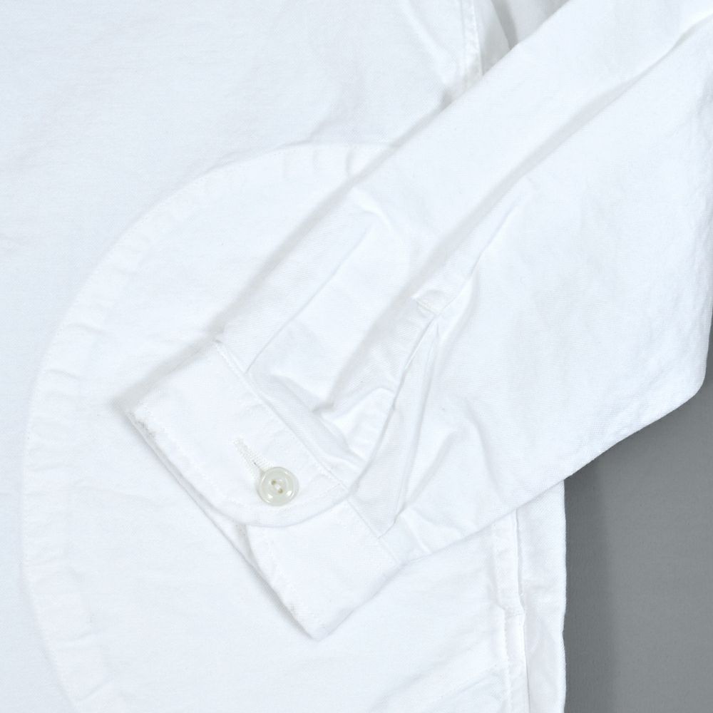 ダントン (DANTON) WOMEN'S OXFORD BAND COLLAR SHIRT PLAIN コットンノーカラー長袖シャツ バンドカラーシャツ DT-B0279SOX
