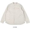 ダントン (DANTON) WOMEN'S OXFORD BAND COLLAR SHIRT PLAIN コットンノーカラー長袖シャツ バンドカラーシャツ DT-B0279SOX OYSTER