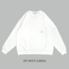 ジムフレックス (GYMPHLEX) CREW NECK L/S T-SHIRT クルーネック ヘビーウエイト ロングスリーブTシャツ 長袖Tシャツ GY-C0102HWJ OFF WHITE(GREEN)