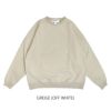 ジムフレックス (GYMPHLEX) CREW NECK L/S T-SHIRT クルーネック ヘビーウエイト ロングスリーブTシャツ 長袖Tシャツ GY-C0102HWJ GREIGE(OFF WHITE)