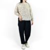 ソソット (sosotto) LIBERTYPRINT バンドカラー袖シャーリングブラウス ノーカラー長袖シャツ リバティープリント 別注 42512941